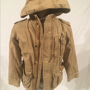 Boys sz 8 gap cargo tan jacket GapKids